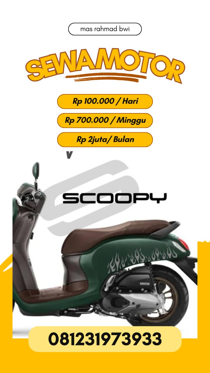rent scooter in banyuwangi